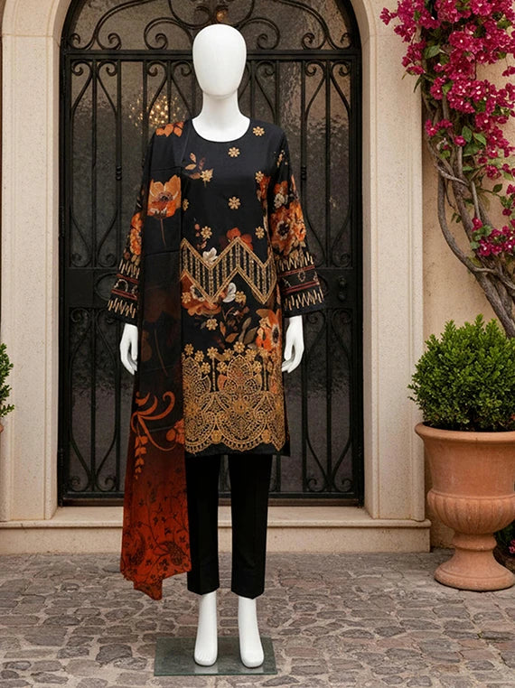KumKum by ABC Fancy Lawn Collection 2026 Vol-02 (D-03)