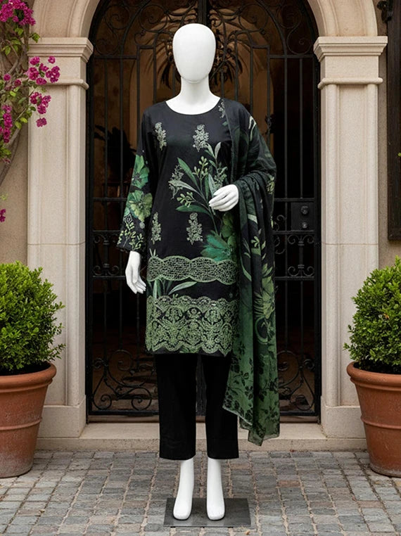 Kumkum Embroidered Lawn 2026 by ABC Vol-02 (D-01)