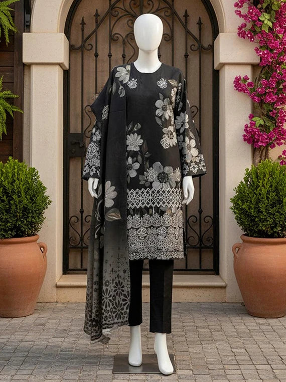 Kumkum Embroidered Lawn 2026 by ABC Vol-02 (D-02)