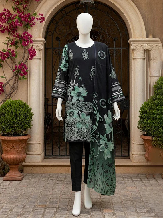 Kumkum Embroidered Lawn 2026 by ABC Vol-02 (D-04)