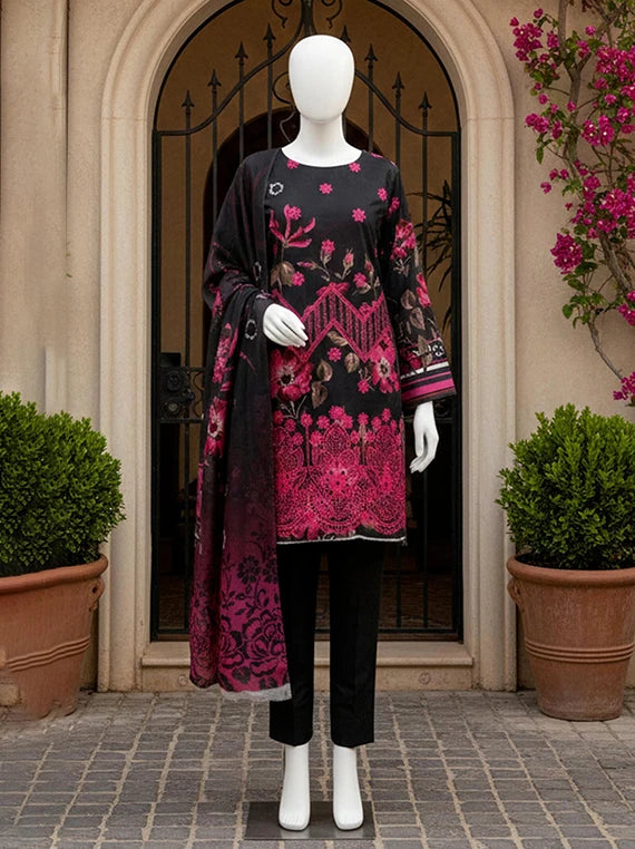 Kumkum Embroidered Lawn 2026 by ABC Vol-02 (D-06)