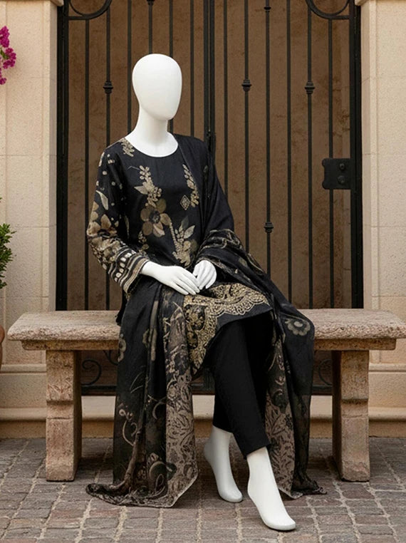 Kumkum Embroidered Lawn 2026 by ABC Vol-02 (D-07)