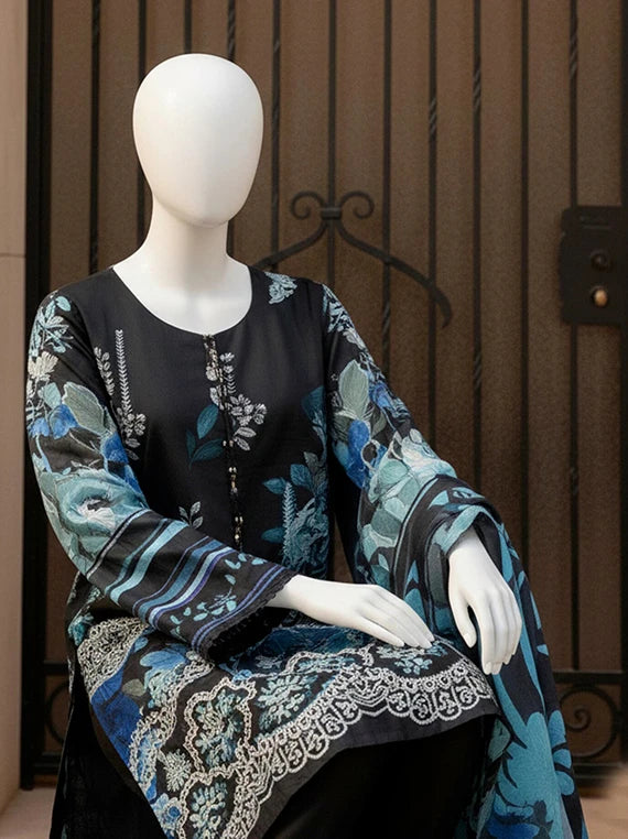 Kumkum Embroidered Lawn 2026 by ABC Vol-02 (D-09)