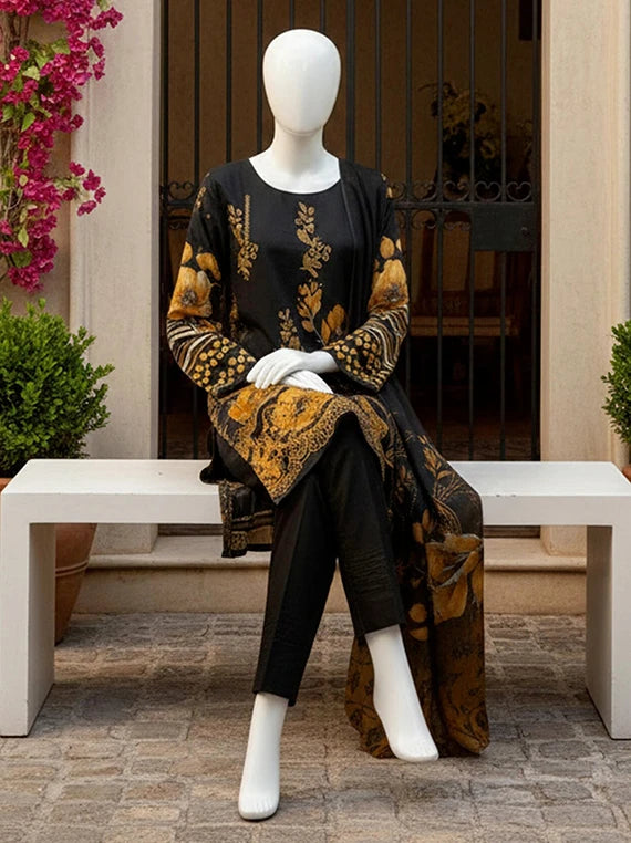 Kumkum Embroidered Lawn 2026 by ABC Vol-02 (D-10)