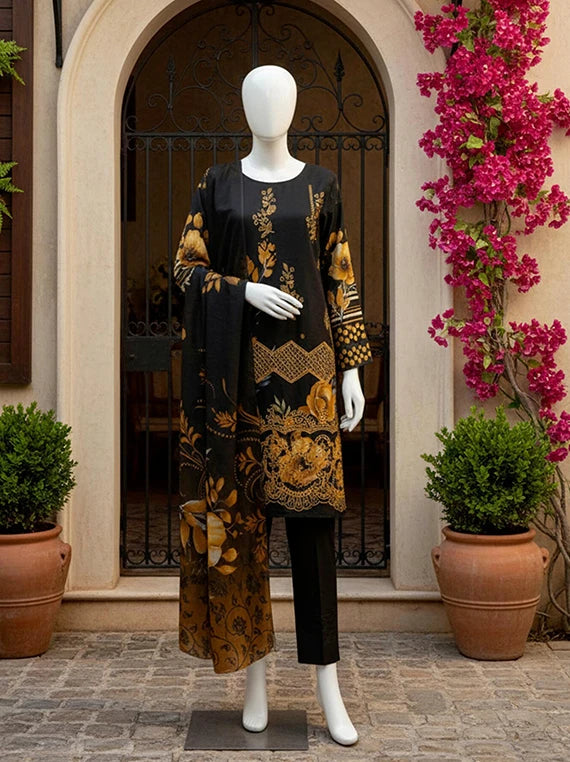 Kumkum Embroidered Lawn 2026 by ABC Vol-02 (D-10)
