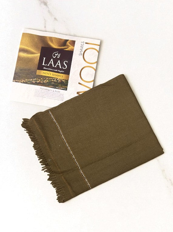 LAAS Warp Woolen Mareno Men`s Shawl Edit 2025 (GF323-01)