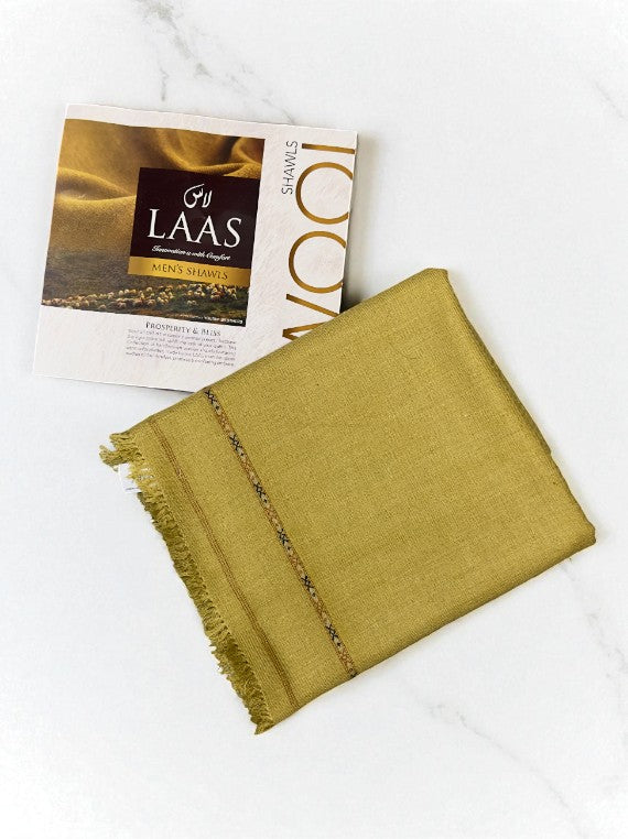 LAAS Warp Woolen Mareno Men`s Shawl Edit 2025 (GF323-06)