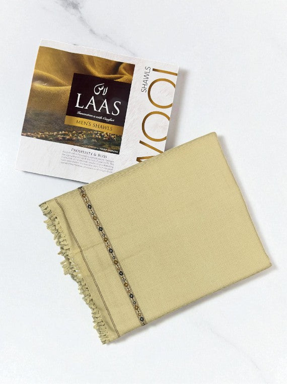LAAS Warp Woolen Mareno Men`s Shawl Edit 2025 (GF323-09)