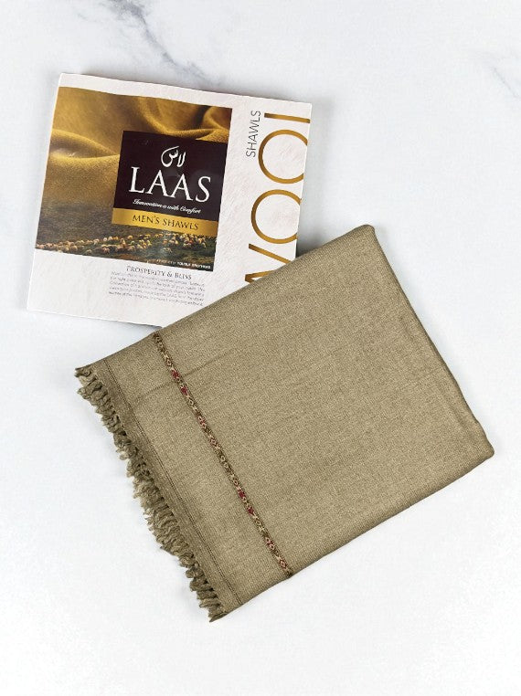 LAAS Warp Woolen Mareno Men`s Shawl Edit 2025 (GF323-10)