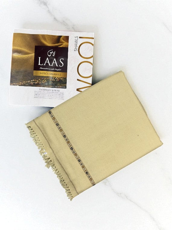 LAAS Warp Woolen Mareno Men`s Shawl Edit 2025 (GF323-11)
