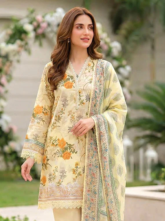 LAKHANY Summer Essentials Embroidered Lawn Collection 2026 (LG-MM-1034)