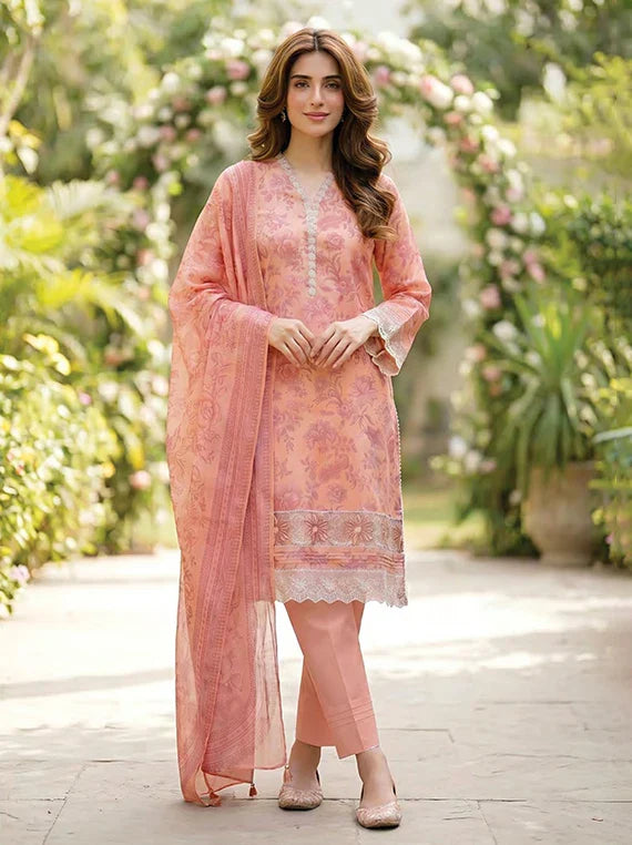 LAKHANY Summer Essentials Embroidered Lawn Collection 2026 (LG-MM-1036)