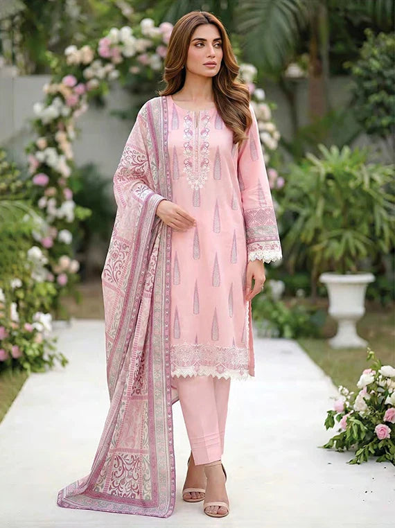 LAKHANY Summer Essentials Embroidered Lawn Collection 2026 (LG-MM-1037)