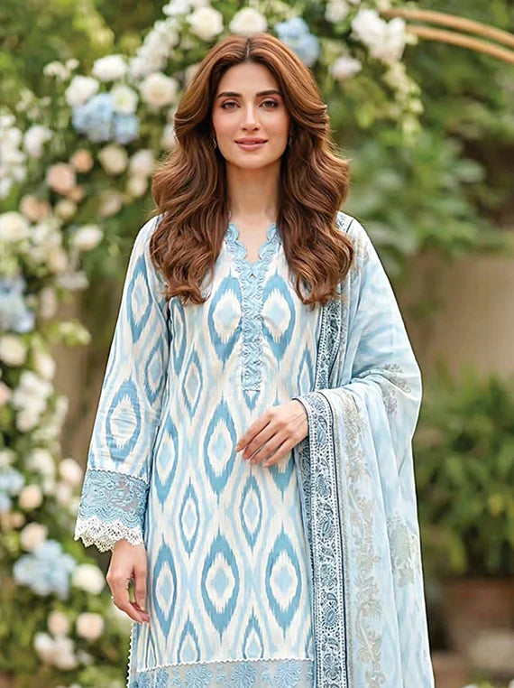 LAKHANY Summer Essentials Embroidered Lawn Collection 2026 (LG-MM-1038)
