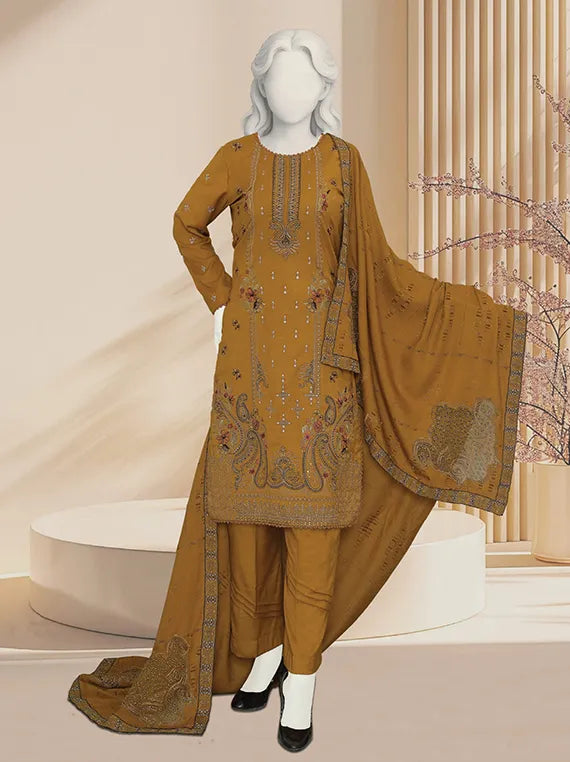 LALAZAR by ABC Embroidered Dhanak Collection 2025 (D-364)