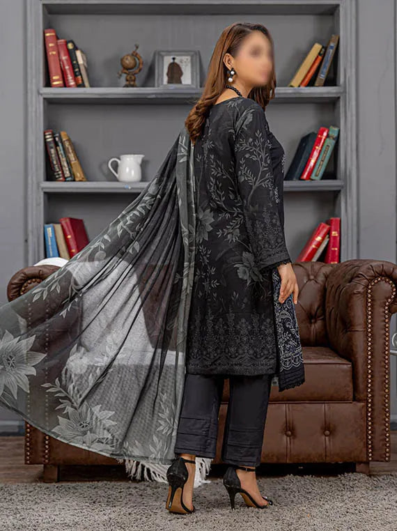 LAMHAY by Fantak Embroidered Staple Slub Collection 2025 (D-01)
