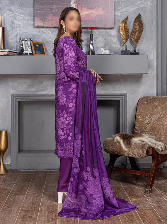 LAMHAY by Fantak Embroidered Staple Slub Collection 2025 (D-04)