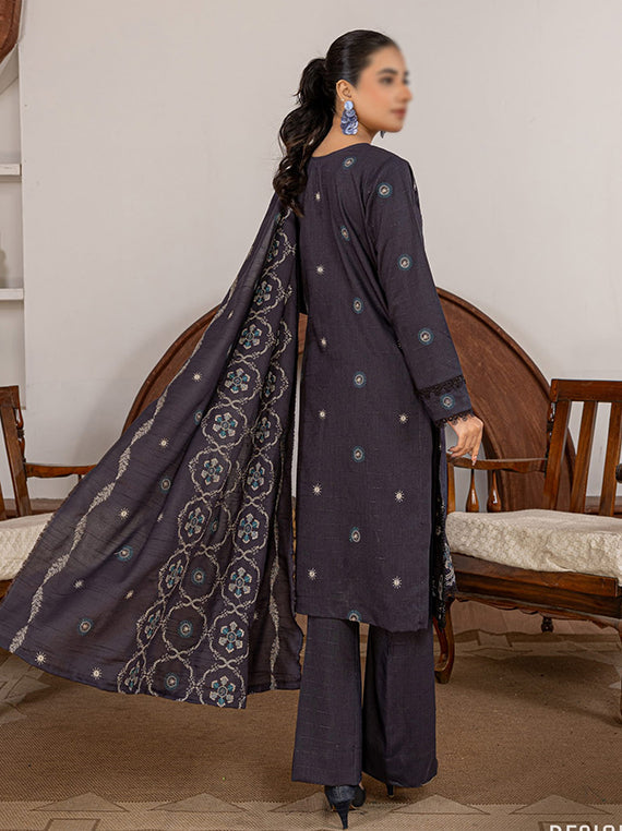 Laaj By Fantak Embroidered Dhanak Collection 2025 Vol-03 (D-01)