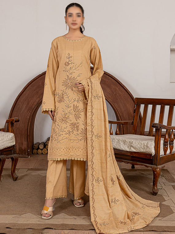 Laaj By Fantak Embroidered Dhanak Collection 2025 Vol-03 (D-02)