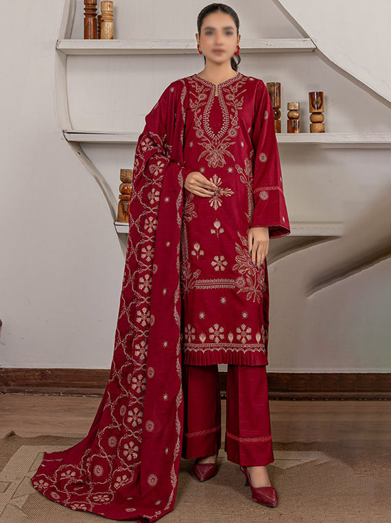 Laaj By Fantak Embroidered Dhanak Collection 2025 Vol-03 (D-03)