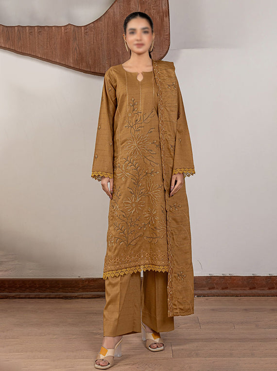 Laaj By Fantak Embroidered Dhanak Collection 2025 Vol-03 (D-05)