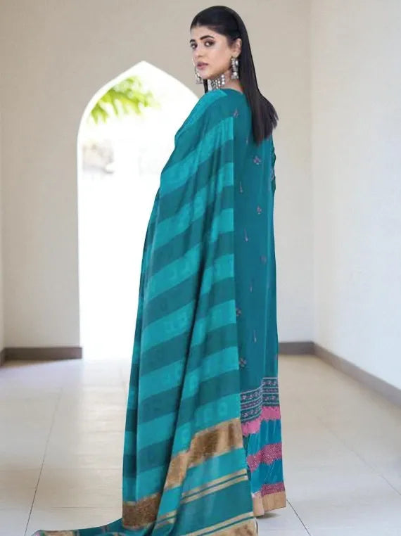 Laaj Embridered Zari Peach Collection 2025 By Wania (D-08)