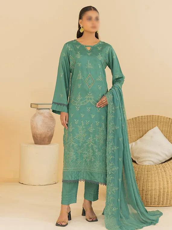 Laaj by Fantak Embroidered Viscose Collection 2025 (D-02)