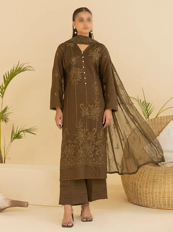 Laaj by Fantak Embroidered Viscose Collection 2025 (D-07)