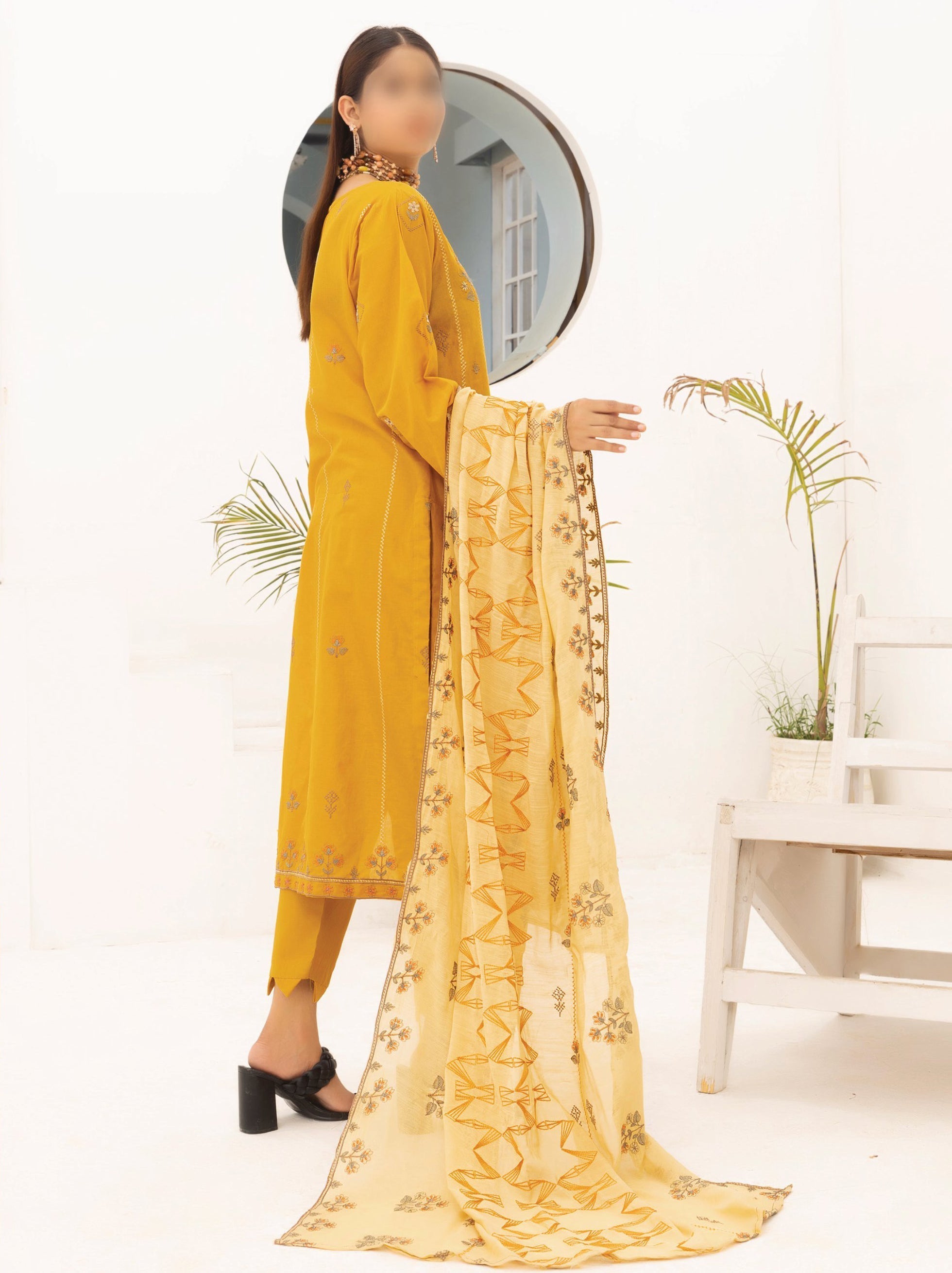 Laiba Luxury Embroidered Collection 2024 By SMF Vol-126 (D-02)