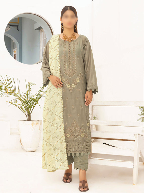 Laiba Luxury Embroidered Collection 2024 By SMF Vol-126 (D-06)