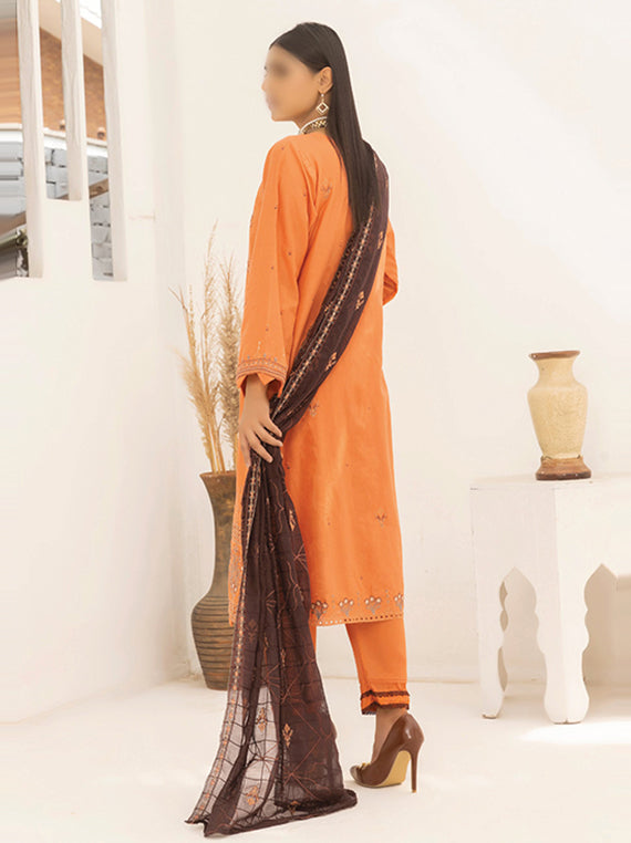 Laiba Luxury Embroidered Collection 2024 By SMF Vol-126 (D-07)