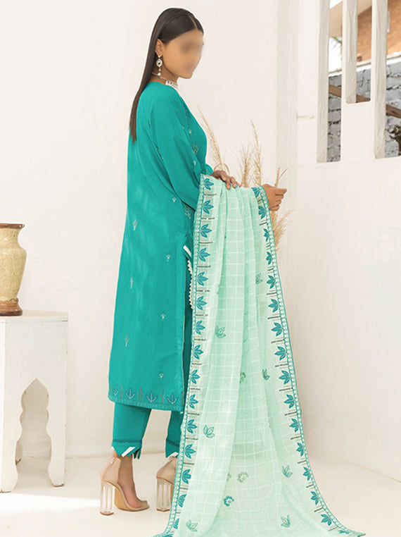 Laiba Luxury Embroidered Collection 2024 By SMF Vol-126 (D-08)
