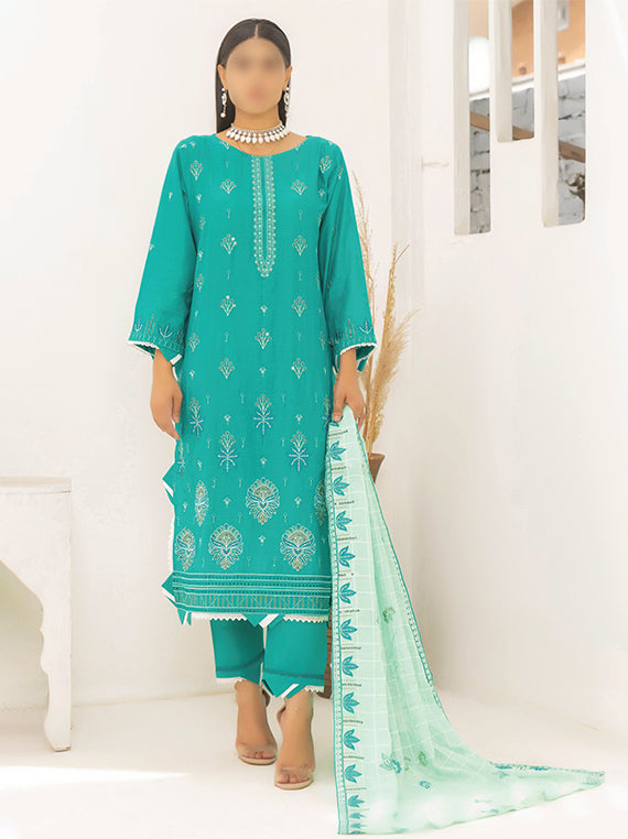 Laiba Luxury Embroidered Collection 2024 By SMF Vol-126 (D-08)