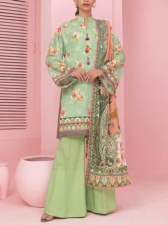 Laira Airjet Digital Printed Lawn Collection 2024 By Sana & Saira (SSS24U3P002UT)