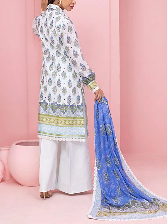 Laira Airjet Digital Printed Lawn Collection 2024 By Sana & Saira (SSS24U3P005UT)