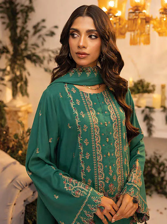 Lakhany Embroidered Cashmi Wool Collection 2024 By LSM (LG-RZ-0085)