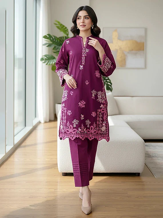 Lakhany Exclusive 2PC Lawn Collection 2026 (LG-RL-0396)