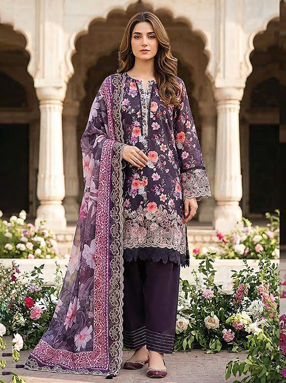 Lakhany Exclusive Summer Lawn Collection 2026 (LG-IZ-0517)