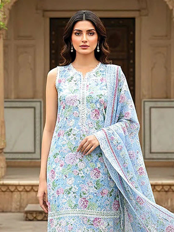 Lakhany Exclusive Summer Lawn Collection 2026 (LG-RL-0408)