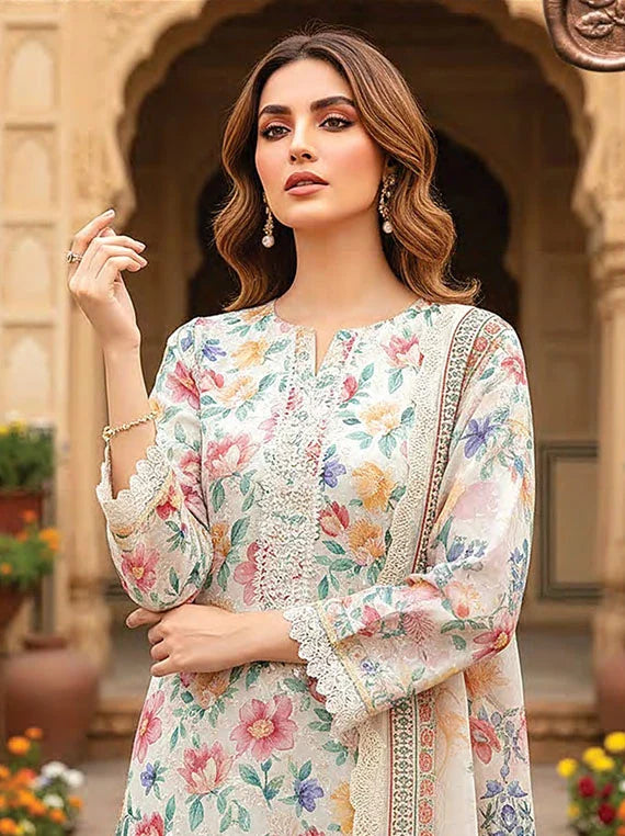 Lakhany Exclusive Summer Lawn Collection 2026 (LG-SG-0049)