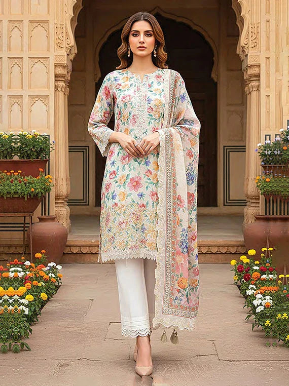 Lakhany Exclusive Summer Lawn Collection 2026 (LG-SG-0049)