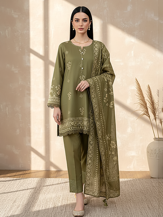 Lakhany Printed Cashmi Wool Collection 2025 (LG-RL-0315-A)