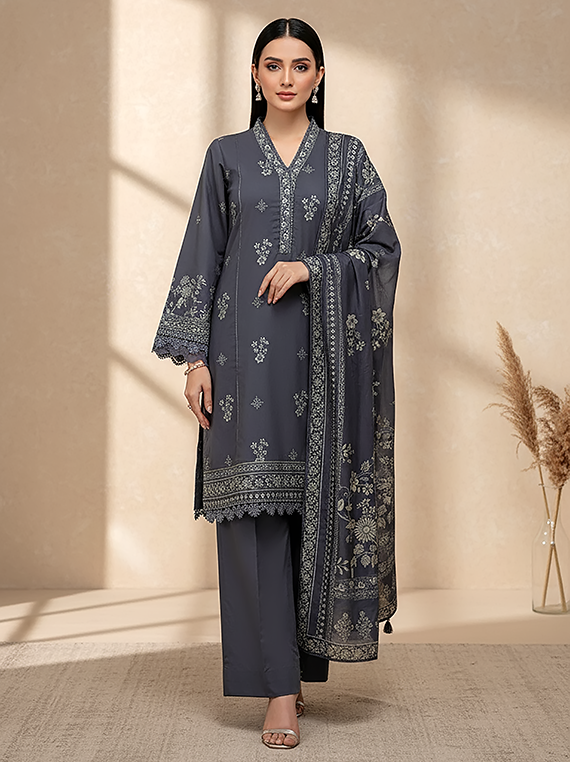 Lakhany Printed Cashmi Wool Collection 2025 (LG-RL-0315-B)