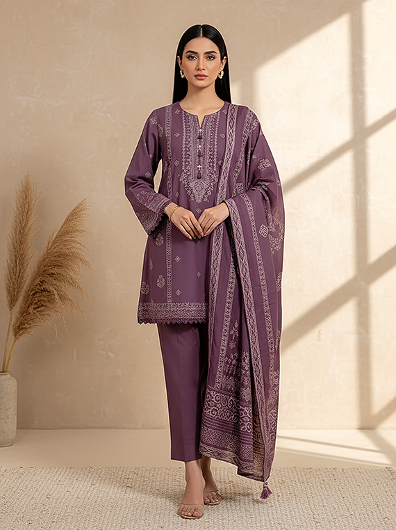 Lakhany Printed Cashmi Wool Collection 2025 (LG-RL-0316-B)