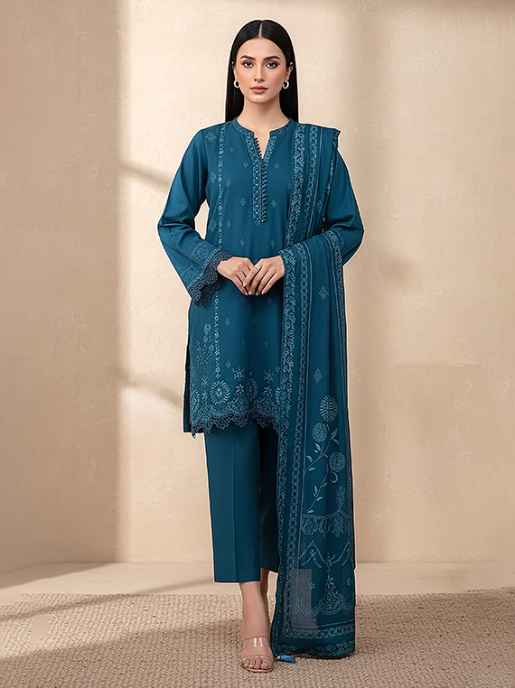 Lakhany Printed Cashmi Wool Collection 2025 (LG-SG-0021-B)