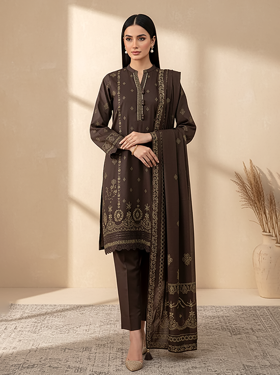 Lakhany Printed Cashmi Wool Collection 2025 (LG-SG-0021-C)