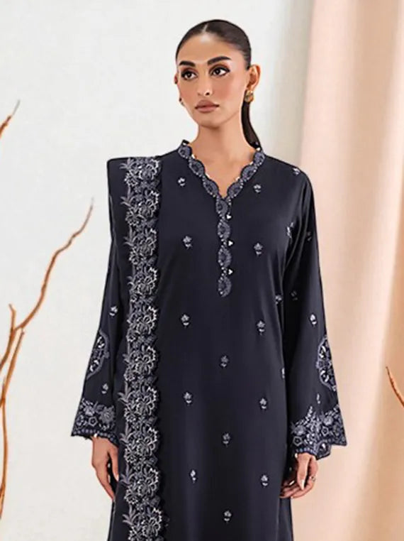 Lakhany Winter Embroidered Wool Collection 2025 (LG-IZ-0468)