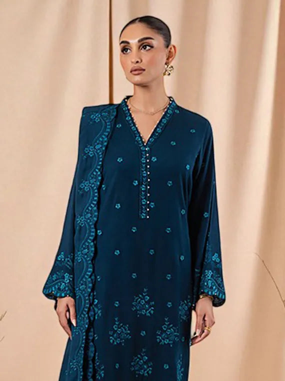 Lakhany Winter Embroidered Wool Collection 2025 (LG-RK-0057)
