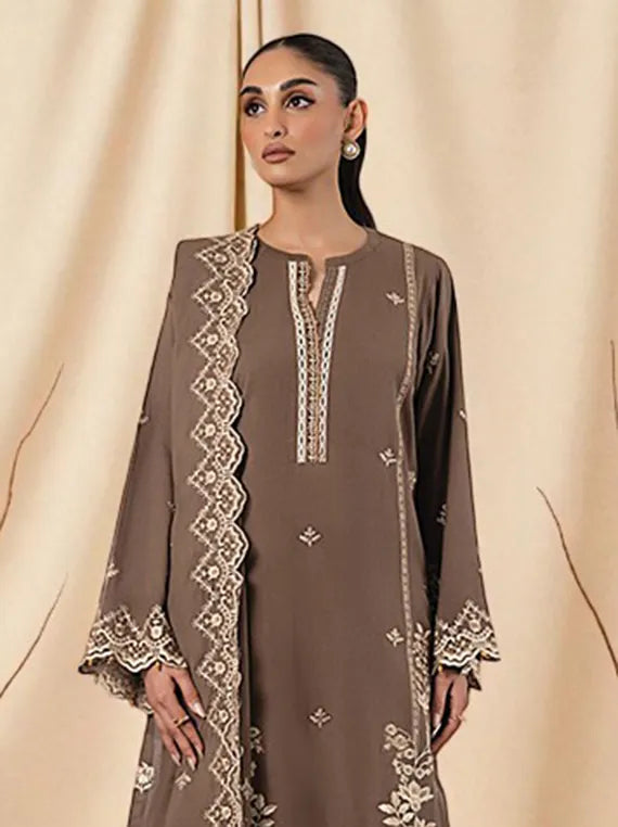 Lakhany Winter Embroidered Wool Collection 2025 (LG-UB-0193)