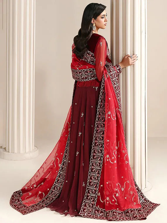 Lameur Luxury Handmade Velvet Collection 2025 By Alizeh (AF-VLT-2209-Cherie)